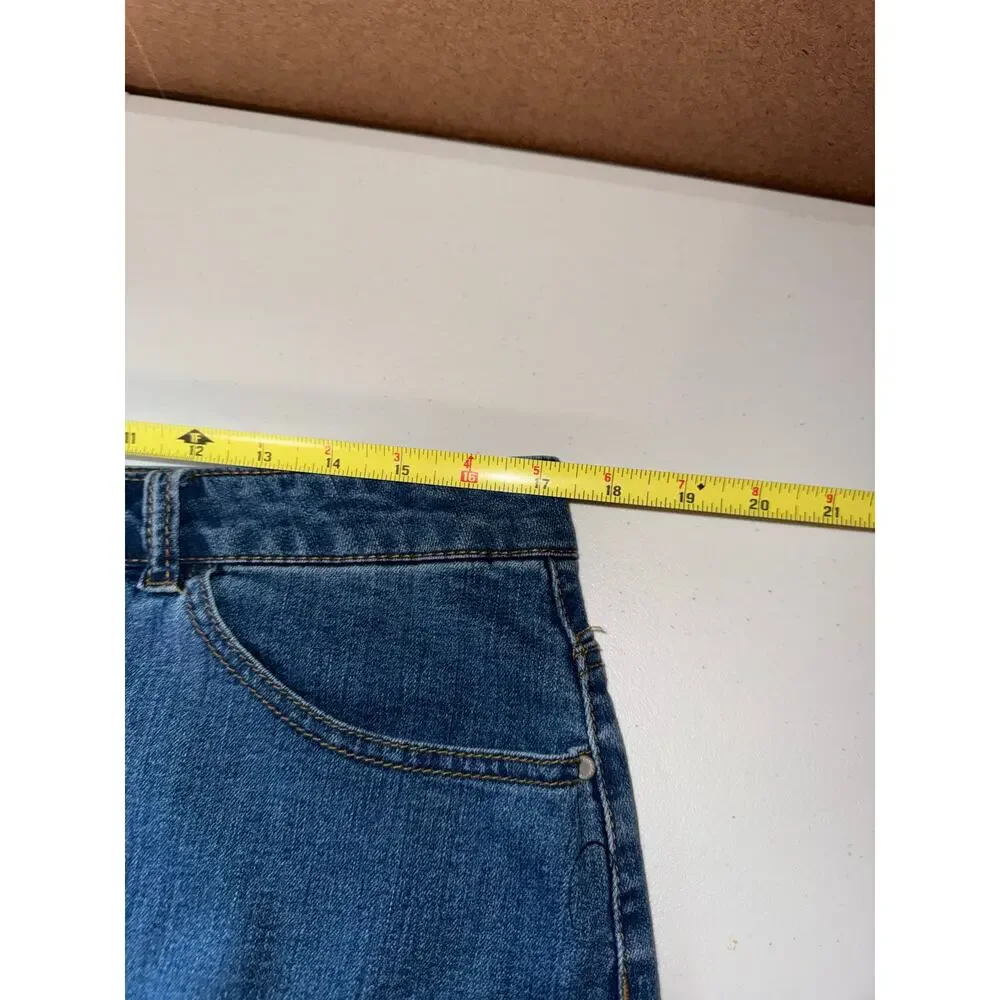 Jaclyn Smith Jean Skirt Size 12 Denim Women's Skirt - Picture 3 of 9